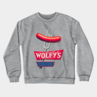 Vintage Wolfy's Neon Crewneck Sweatshirt